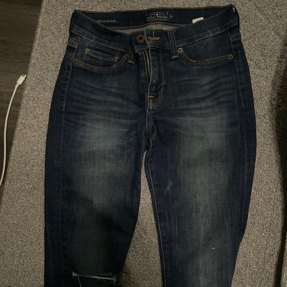 Lucky brand cut skinny jeans